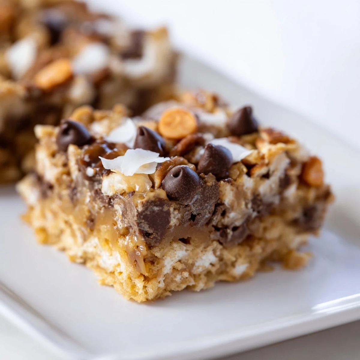 Golden-baked Magic Cookie Bars feature a buttery graham cracker crust and a chewy, sweet texture.