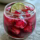 Creamy Dragon Drink Refresher with coconut milk and vibrant dragon fruit, a refreshing tropical beverage perfect for summer sipping.