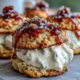 Dandelion Honey Scones Clotted Cream
