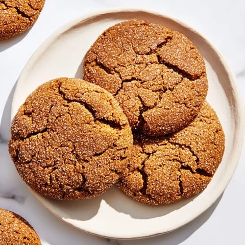 Molasses chewy gingerbread cookies