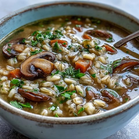 Mushroom Barley Soup
