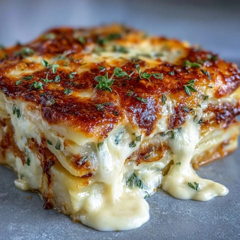 Creamy Scalloped Potatoes Gruyere