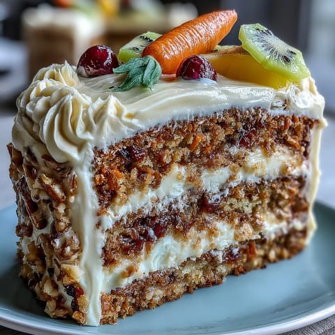 Festive Easter dessert table featuring carrot cake, pavlova, and lemon tart, a vibrant spread of classic spring treats.
