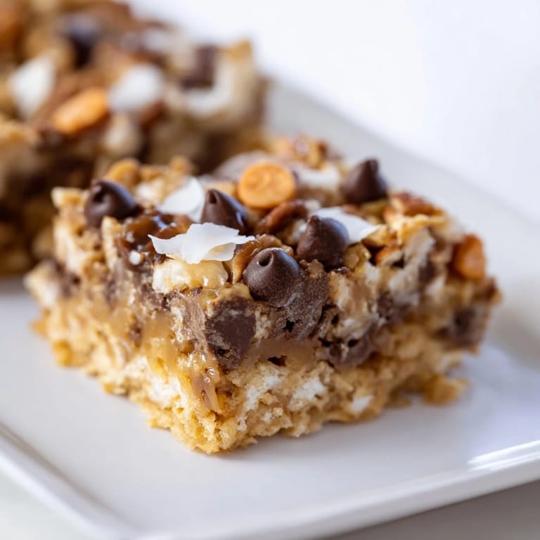 Golden-baked Magic Cookie Bars feature a buttery graham cracker crust and a chewy, sweet texture.