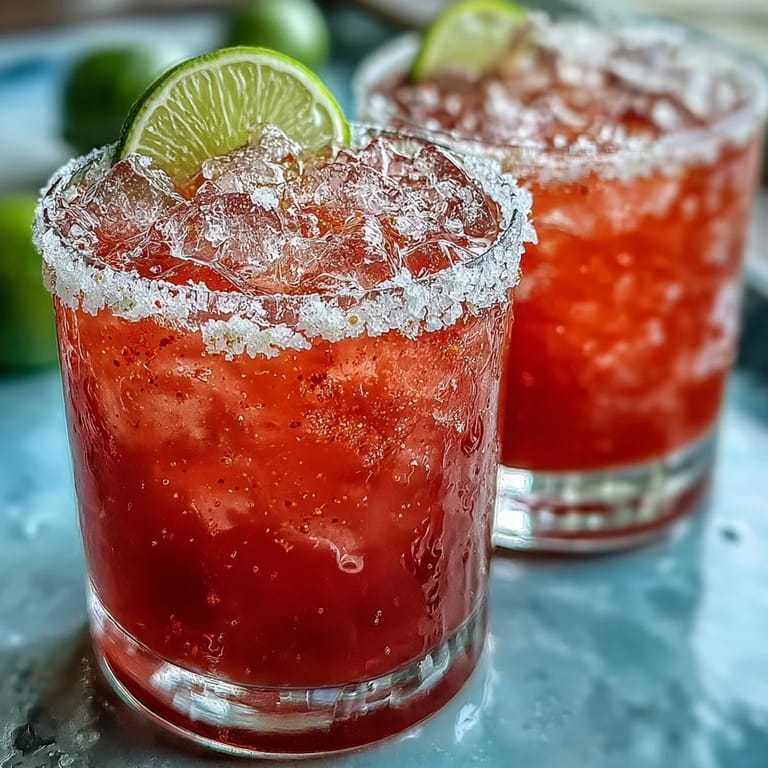Juicy guava nectar blends with silver tequila in this chilled Guava Margarita, perfect for summer sipping.