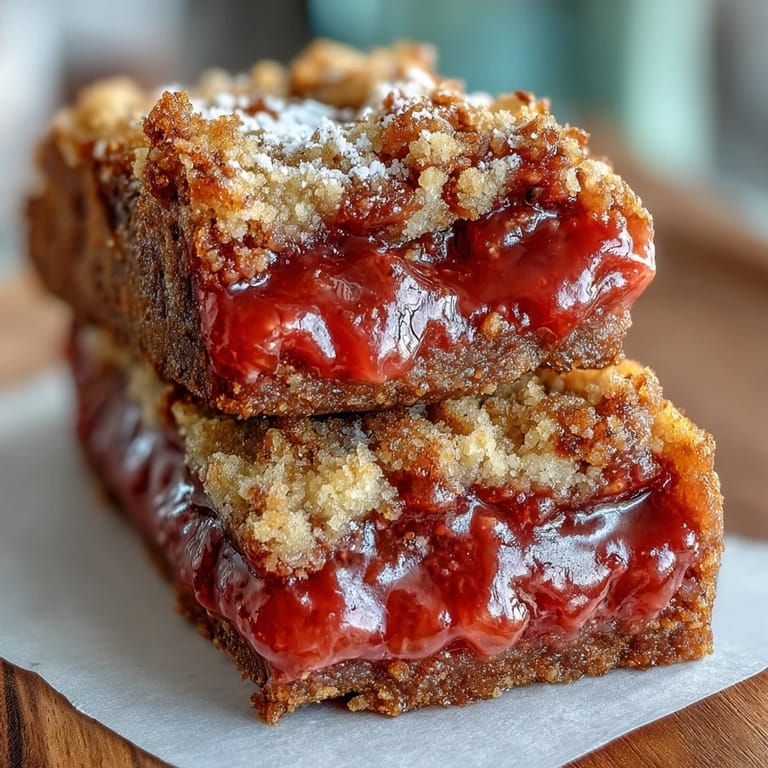 Refreshing strawberry lemonade bars with a crisp crust, bursting with fresh fruit flavor and citrus zest.