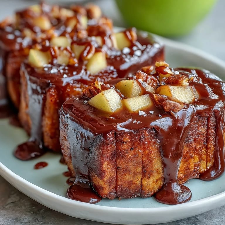 Sweet and tangy apple slices dipped in creamy caramel and drizzled with decadent dark chocolate.