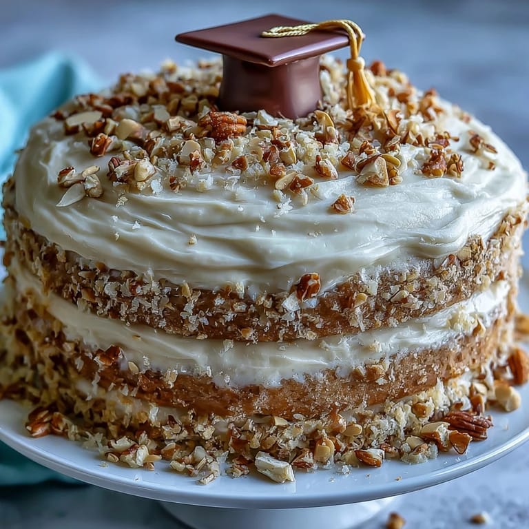 Luxurious graduation cake featuring smooth buttercream frosting, edible gold leaf, and a charming diploma topper, ideal for high school celebrations.