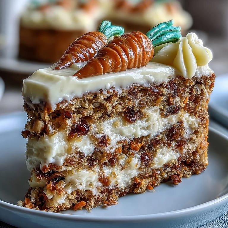 Carrot cake with creamy frosting, pavlova with fresh berries, and lemon tart arranged beautifully for an Easter dessert centerpiece.
