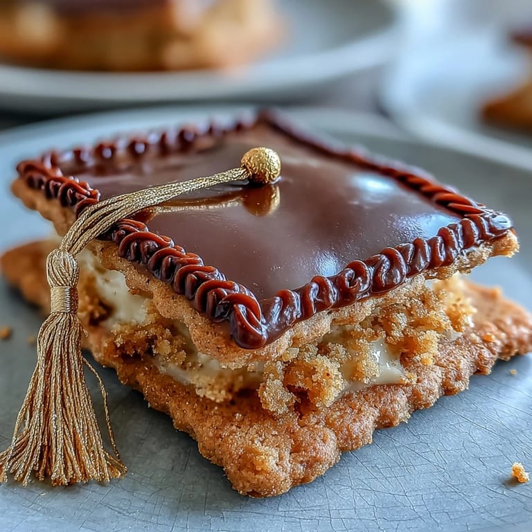 Delicious Graduation Cookies shaped like diplomas and caps, ready for a celebration.